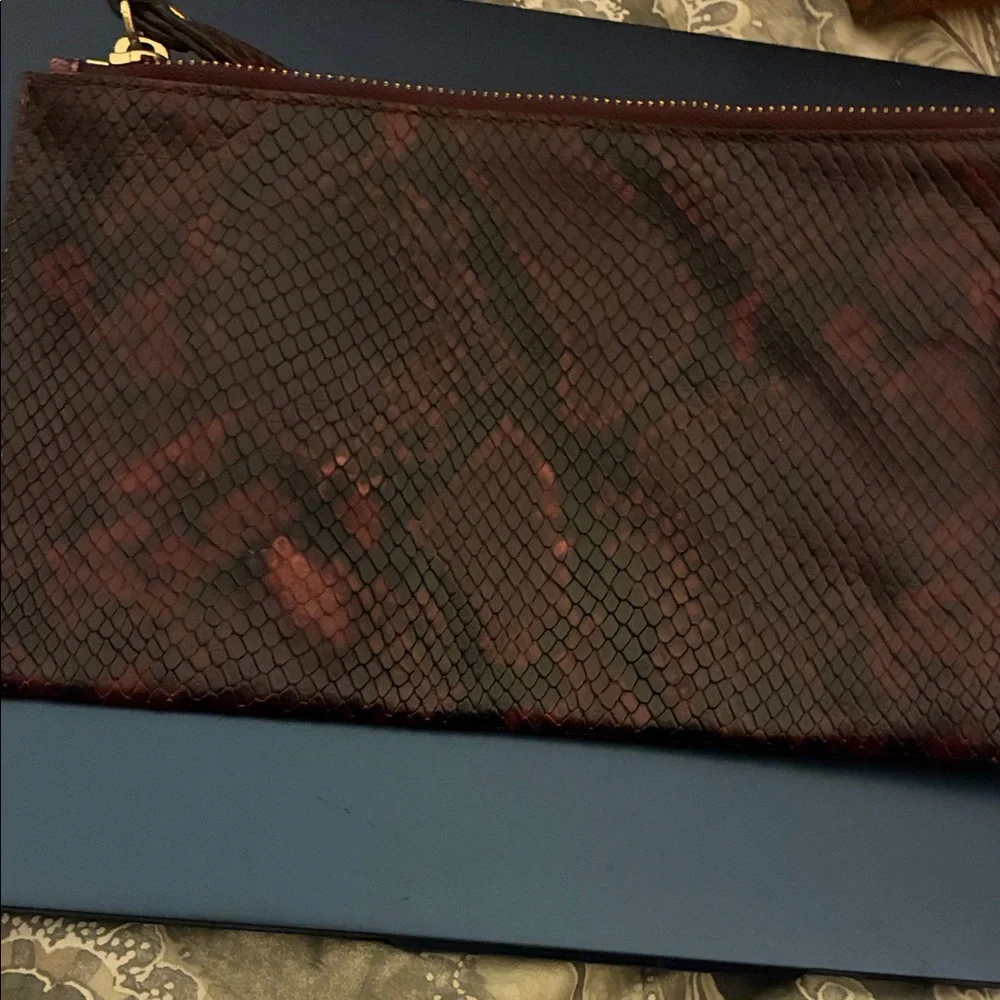 Michael‎ Kors Burgundy and Black Men's Wristlet